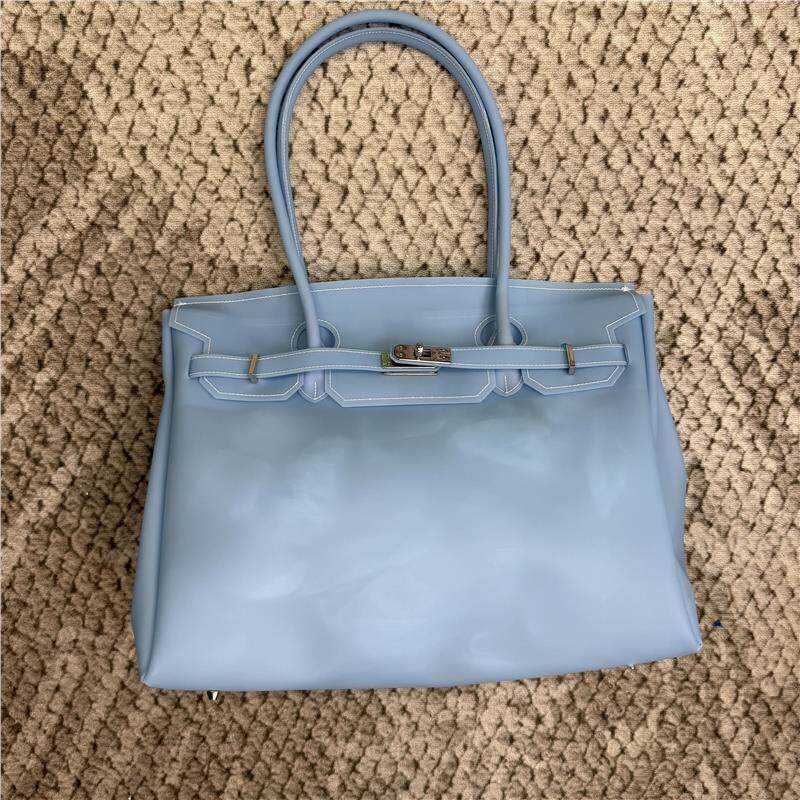 Large Jelly TPU Structured Handbag X3565