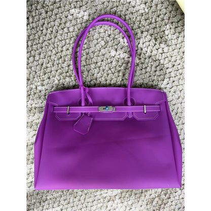Large Jelly TPU Structured Handbag X3565
