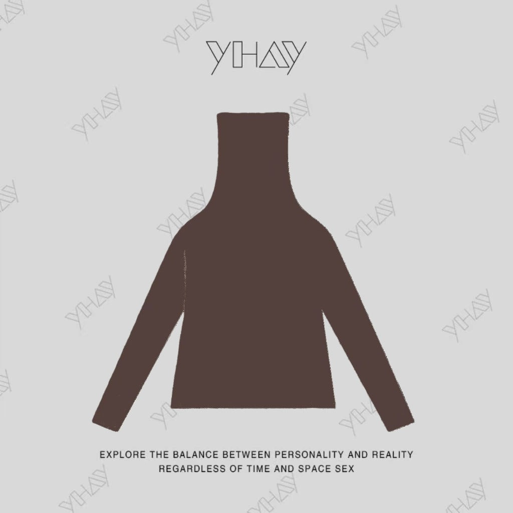 Fluorescent Color-Block Fleece High-Neck Top X3474