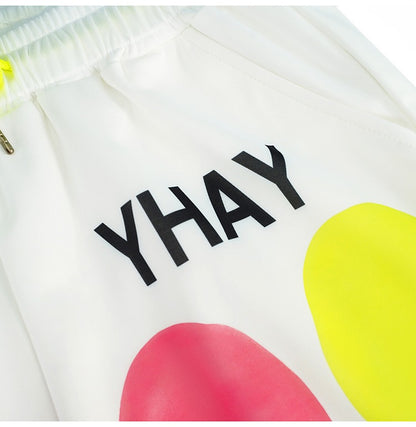 彩色波點運動褲 X3465