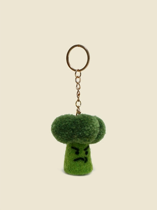 Creative fresh green broccoli doll pendant　X3064