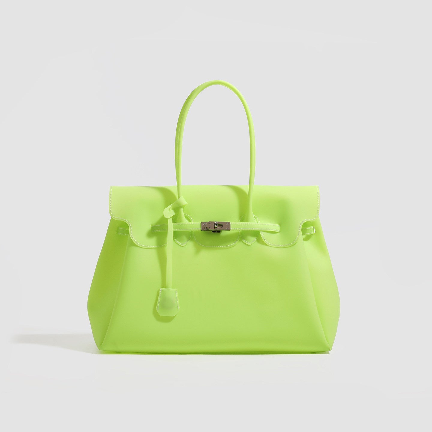 Large Capacity Matte Jelly Tote Bag X3561