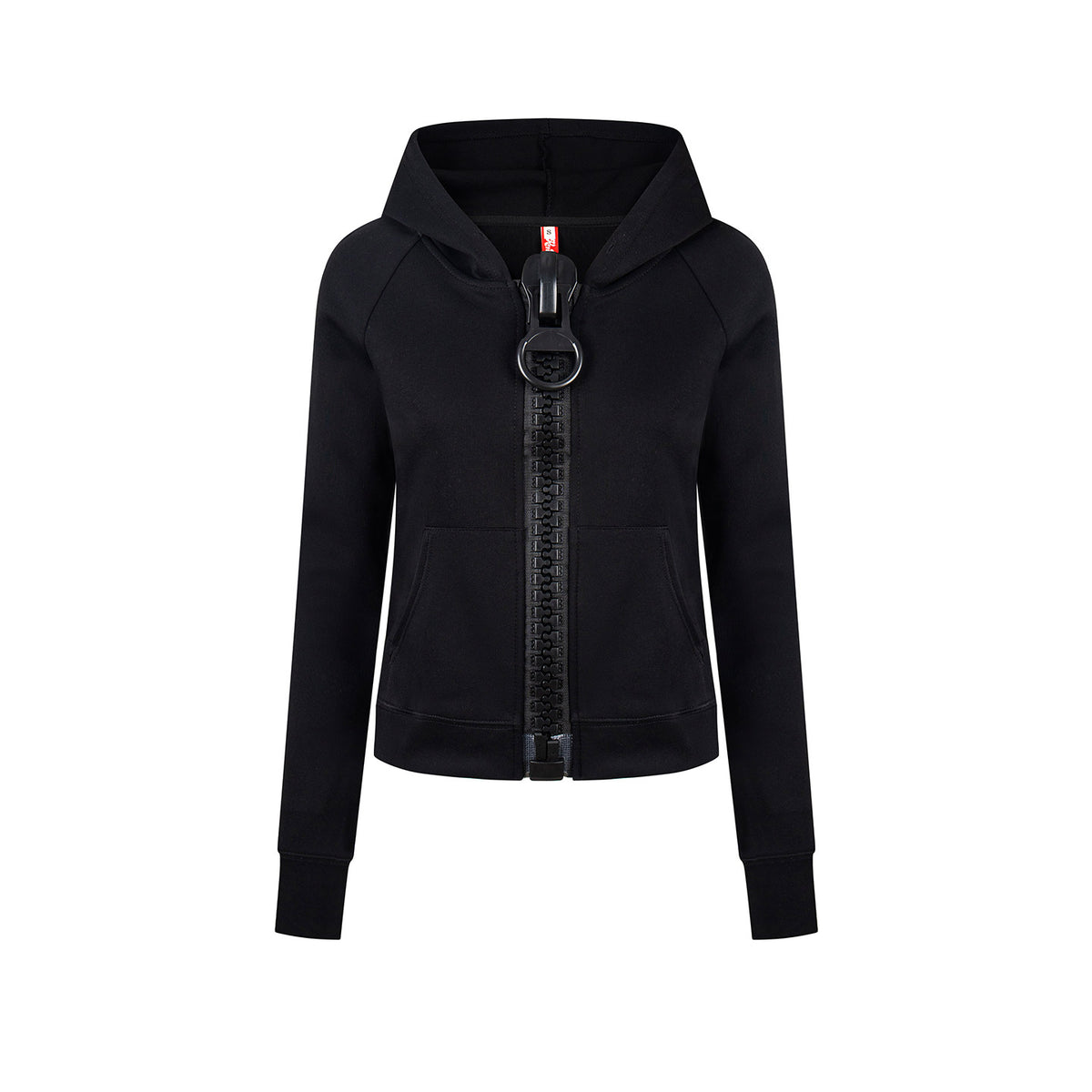 Big Zip Slim Fit Hooded Zip-Up Jacket　X3666