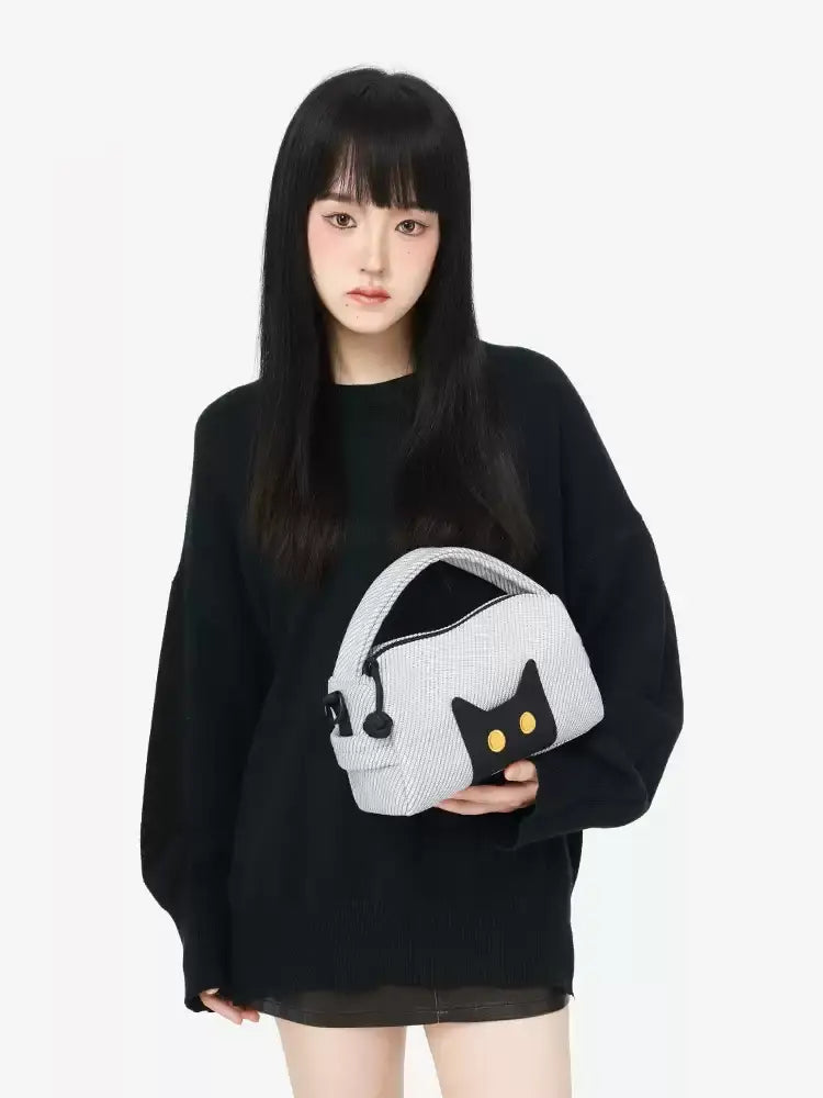 Black Cat Mini Shoulder Bag　X3536