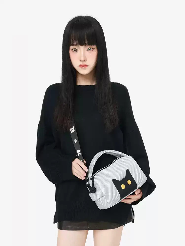 Black Cat Mini Shoulder Bag　X3536