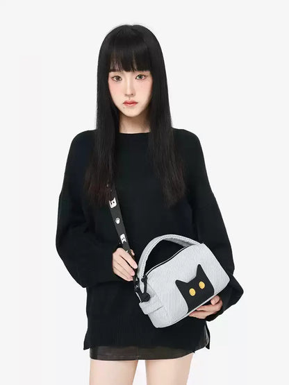Black Cat Mini Shoulder Bag　X3536