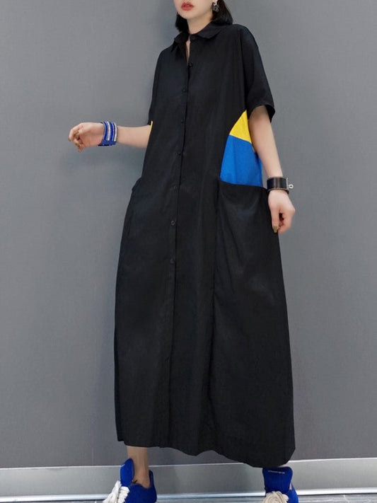 [Limited delivery in Japan] Big pocket shirt dress KX1433