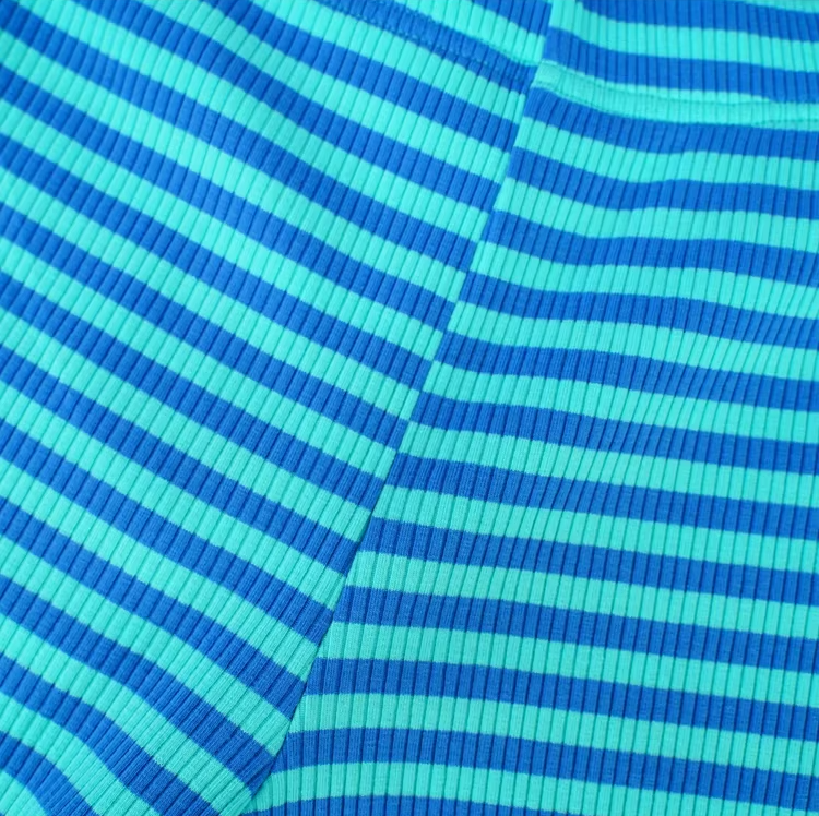 Dopamine Color Striped Straight Pants　X3512