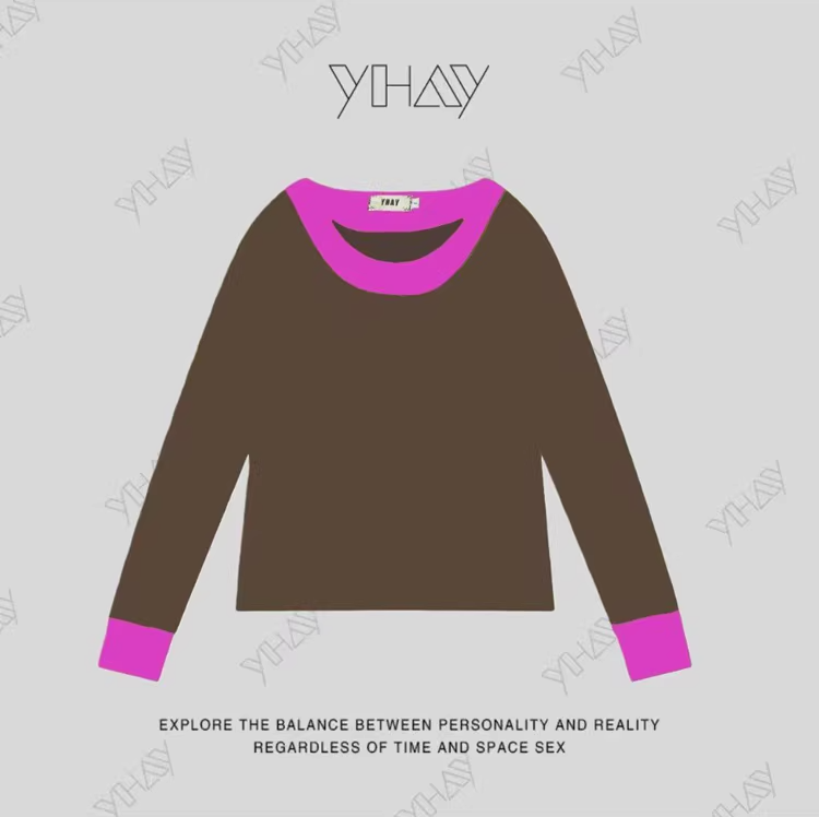 Neon Color Fleece-Lined Oversized T-Shirt　X3514
