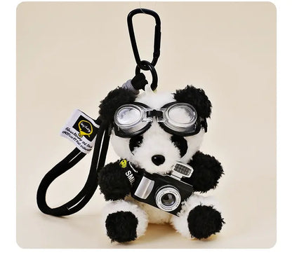 Flash Camera Bear Bag Pendant　X3094