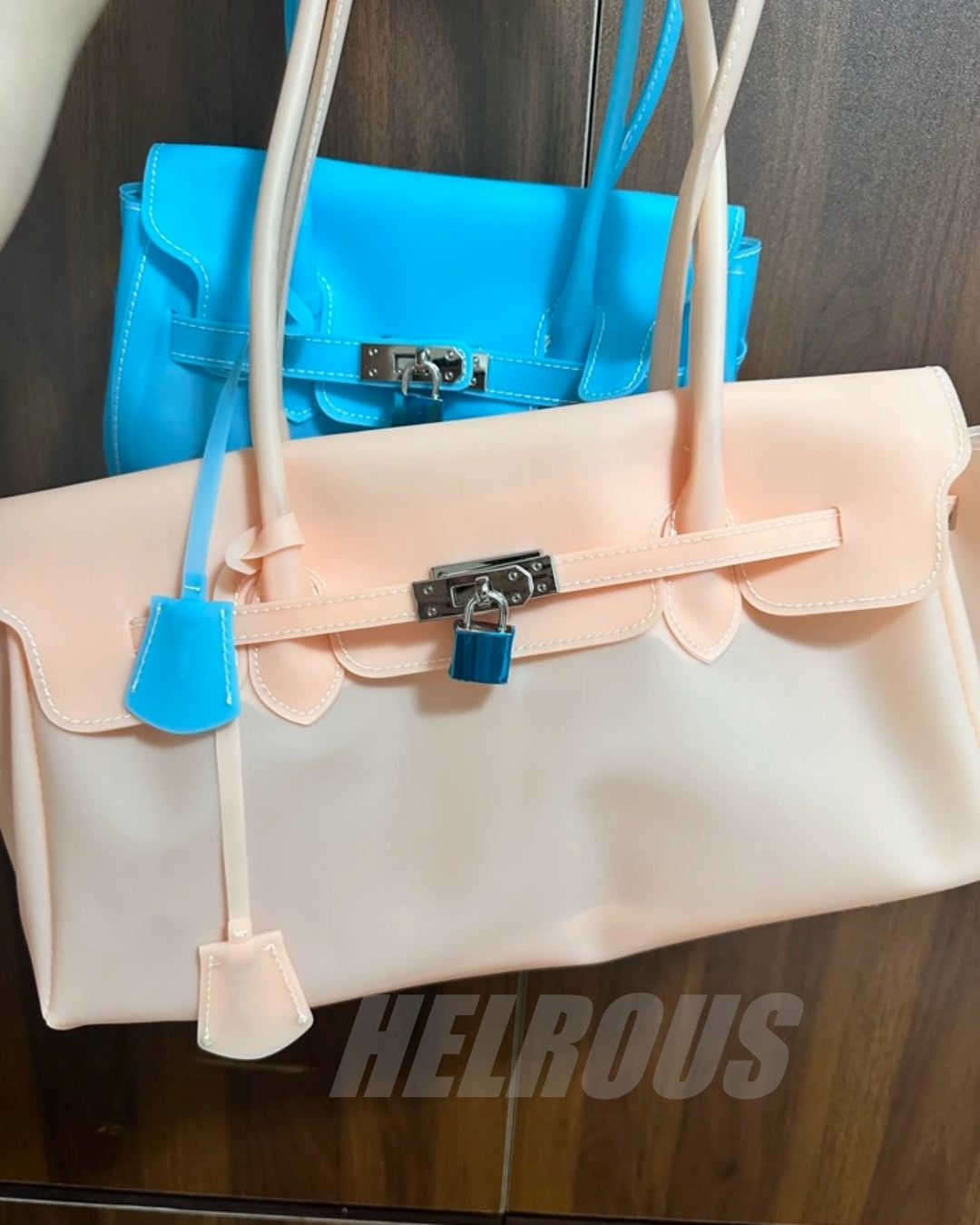 Jelly TPU Charm Handbag X3566