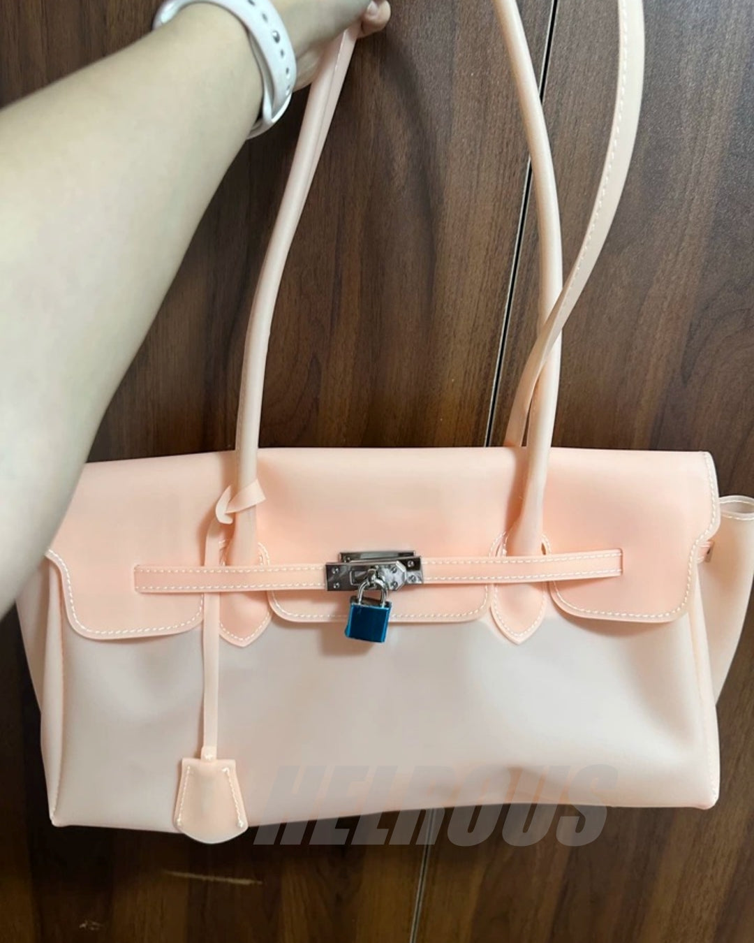 Jelly TPU Charm Handbag X3566