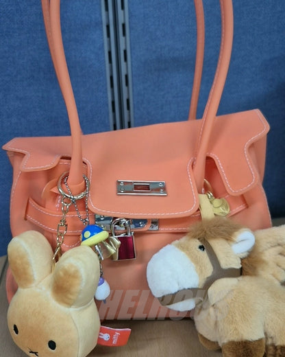 Jelly TPU Charm Handbag X3566