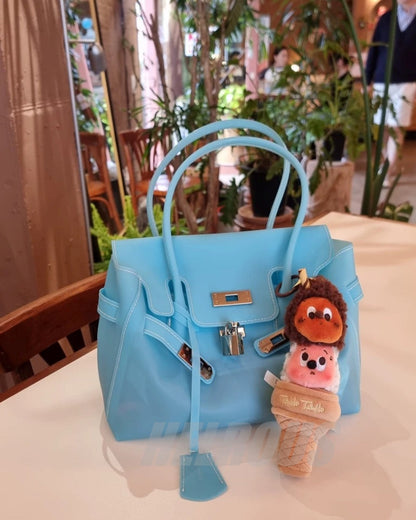 Jelly TPU Charm Handbag X3566