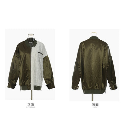 Asymmetrical Street Blouson X2971