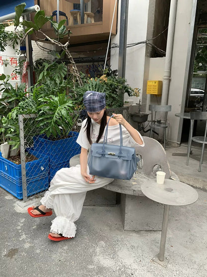 Jelly Turn-Lock Tote Bag X3560