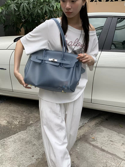 Jelly Turn-Lock Tote Bag X3560