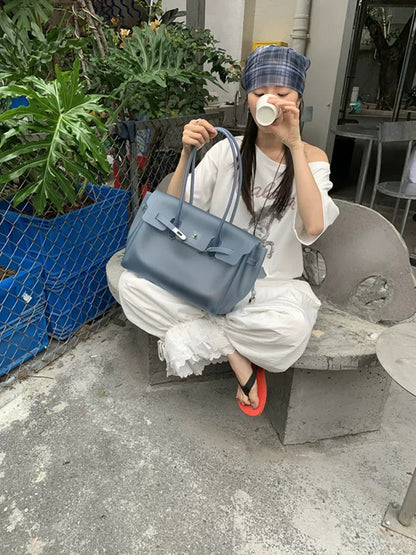 Jelly Turn-Lock Tote Bag X3560