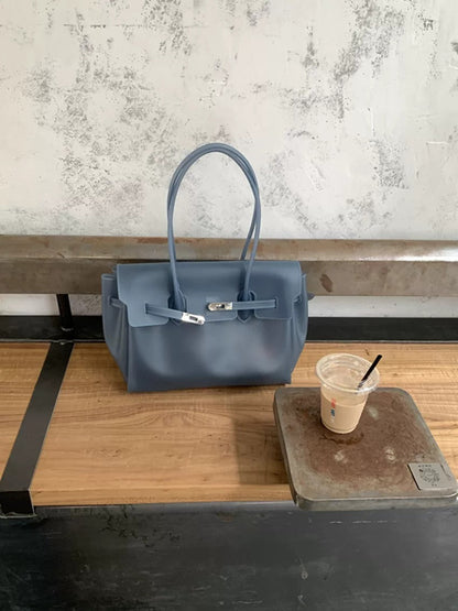 Jelly Turn-Lock Tote Bag X3560