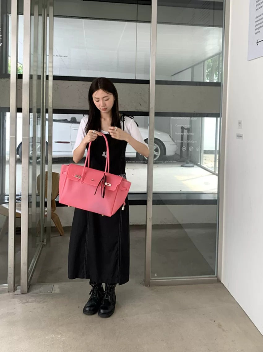 Jelly Turn-Lock Tote Bag X3560