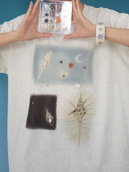 Print Oversized Short Sleeve T-Shirt X3575