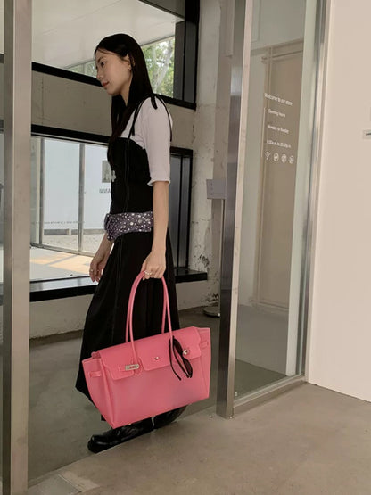 Jelly Turn-Lock Tote Bag X3560