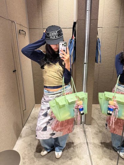 Jelly Turn-Lock Tote Bag X3560