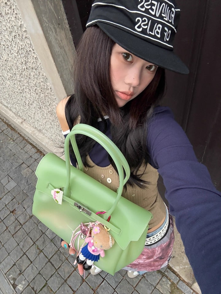 Jelly Turn-Lock Tote Bag X3560