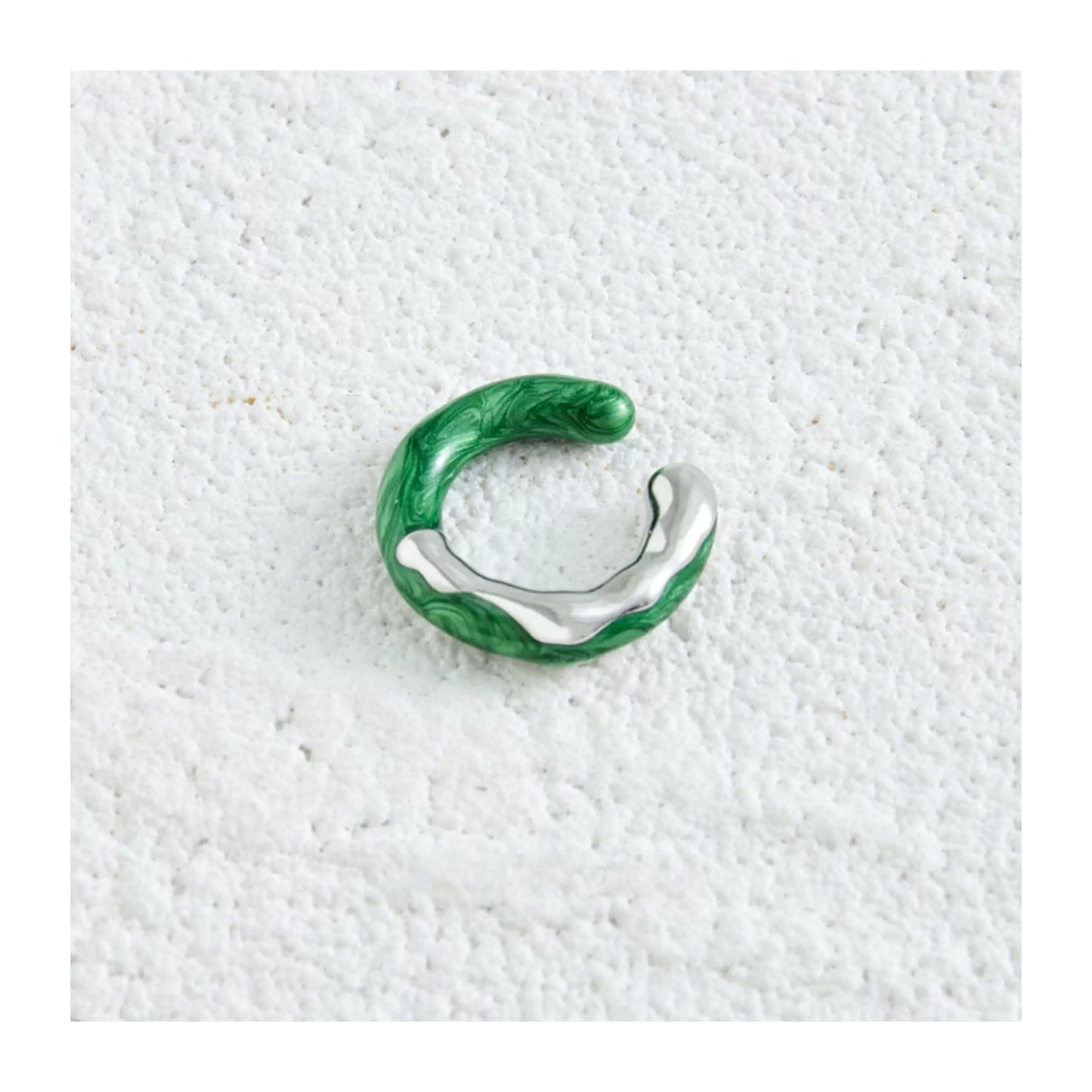 Metal Enamel Ear Cuff X3583