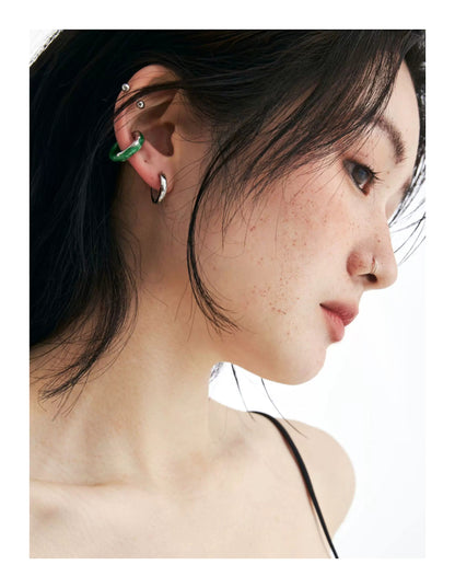 Metal Enamel Ear Cuff X3583