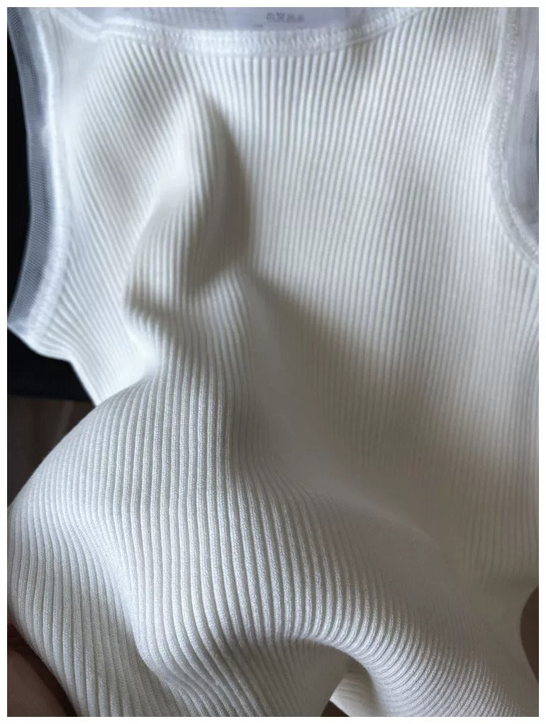 Silk Blend Ribbed Camisole X3611
