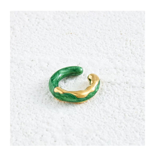 Metal Enamel Ear Cuff X3583