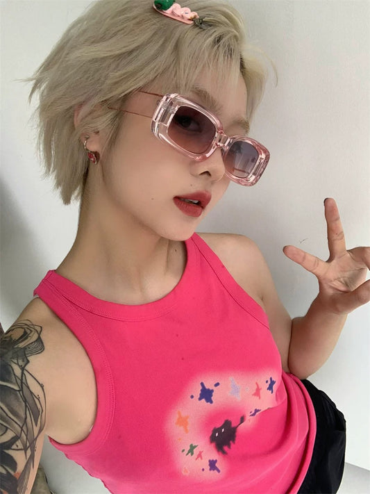 Clear Rectangle Sunglasses X3597