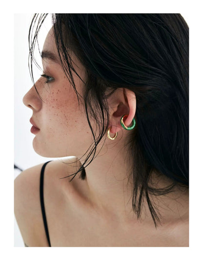 Metal Enamel Ear Cuff X3583