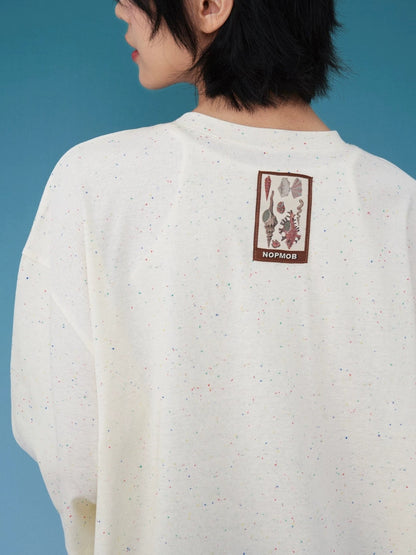 Print Oversized Short Sleeve T-Shirt X3575