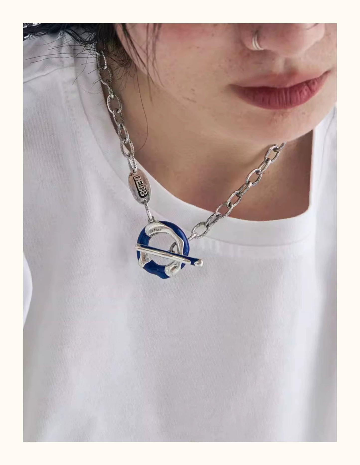Vintage Rope Chain Necklace X3586