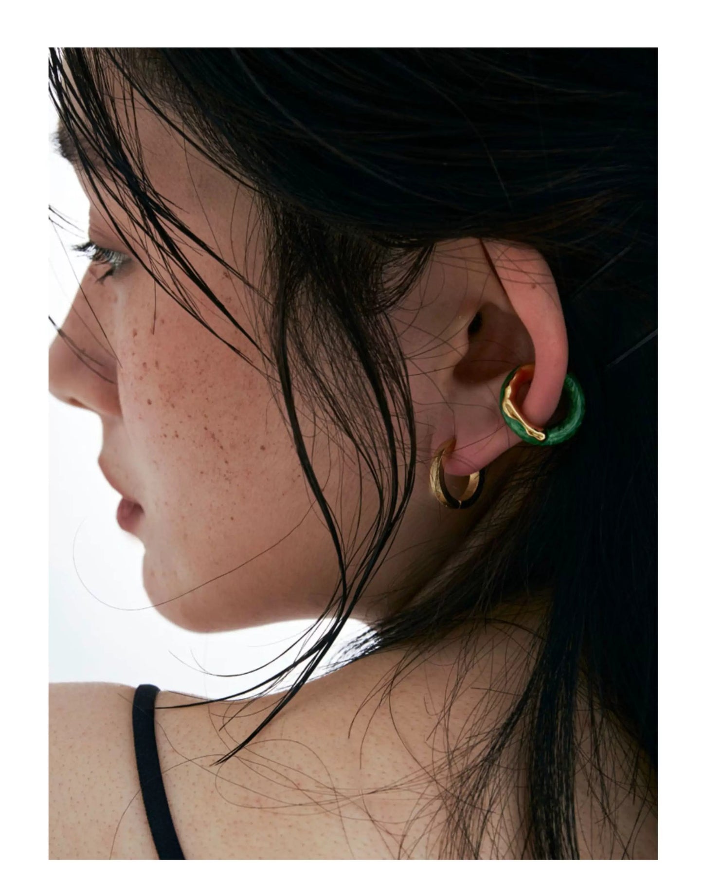 Metal Enamel Ear Cuff X3583