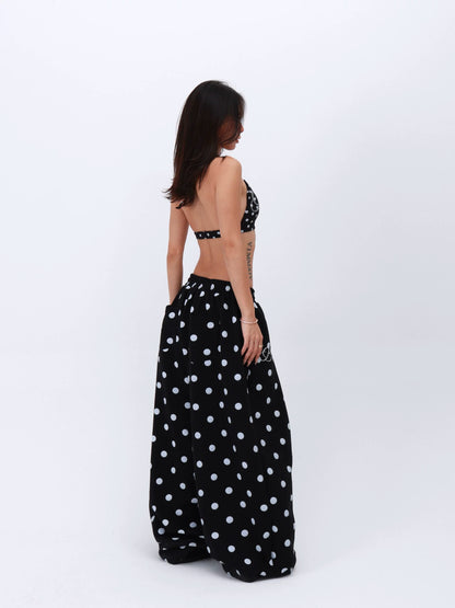 American Polka Dot Casual Pants　X3631