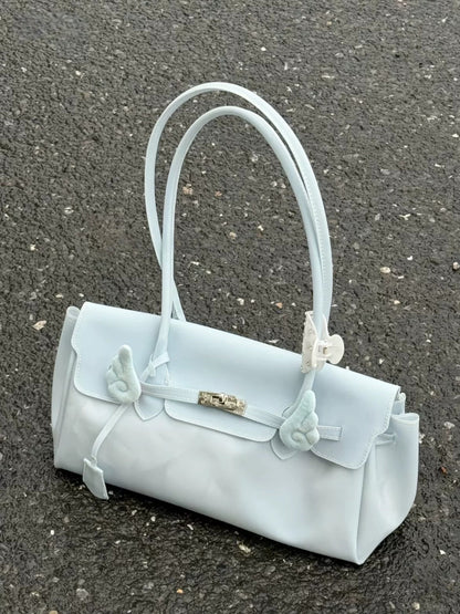 Jelly TPU East-West Padlock Bag X3564