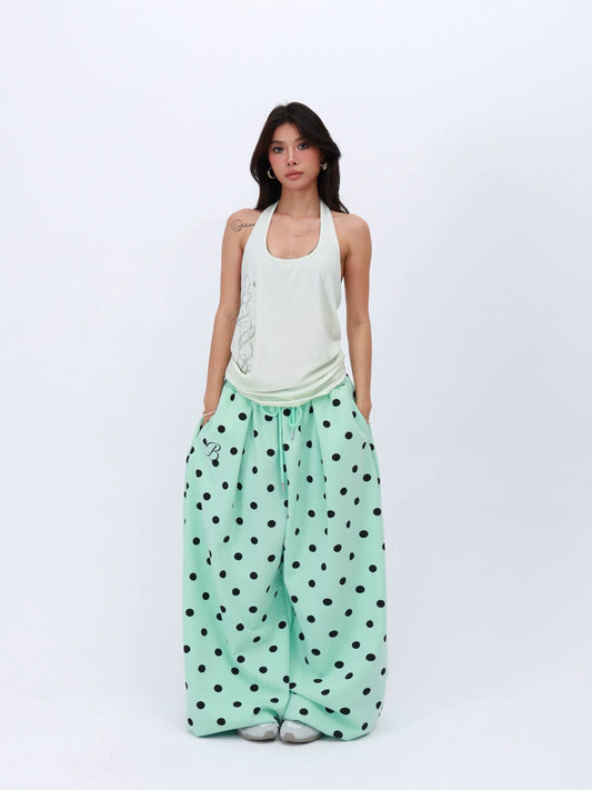 American Polka Dot Casual Pants　X3631
