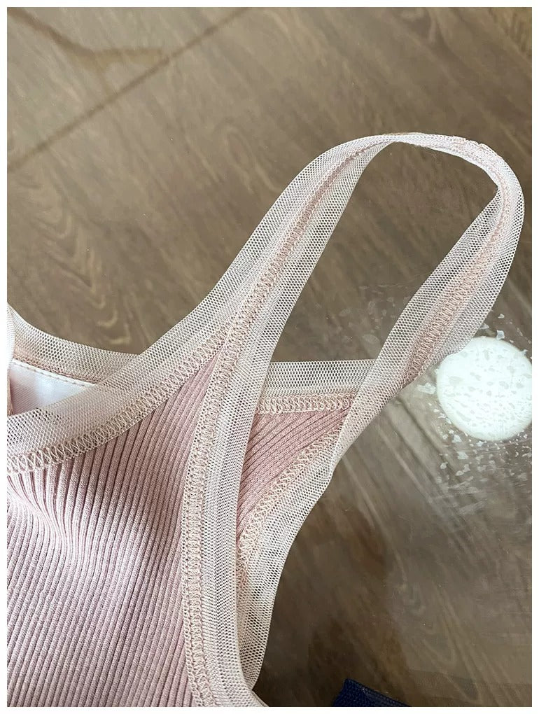 Silk Blend Ribbed Camisole X3611