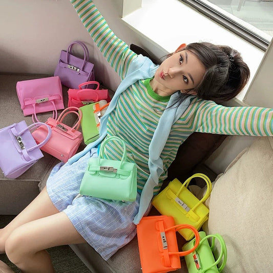 Jelly TPU Top Handle Bag X3562