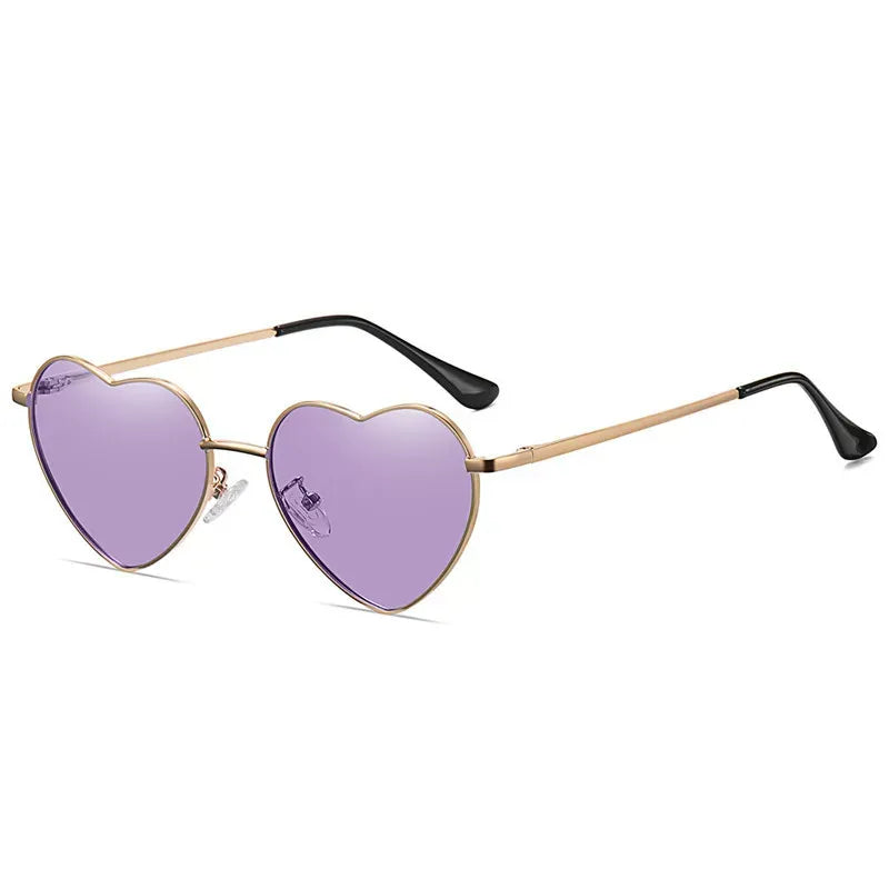 American Vintage Heart-Shaped Polarized Sunglasses　X3621