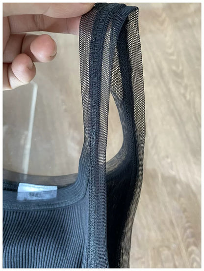 Silk Blend Ribbed Camisole X3611