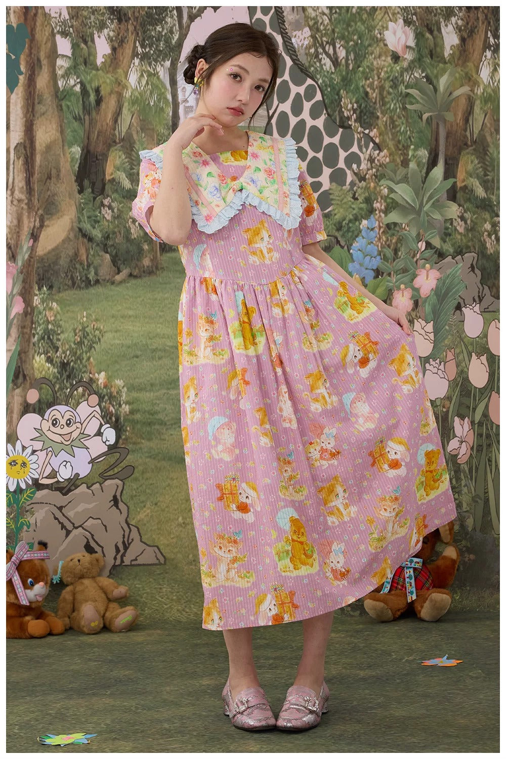 Sweet Girly Summer Dress X3596