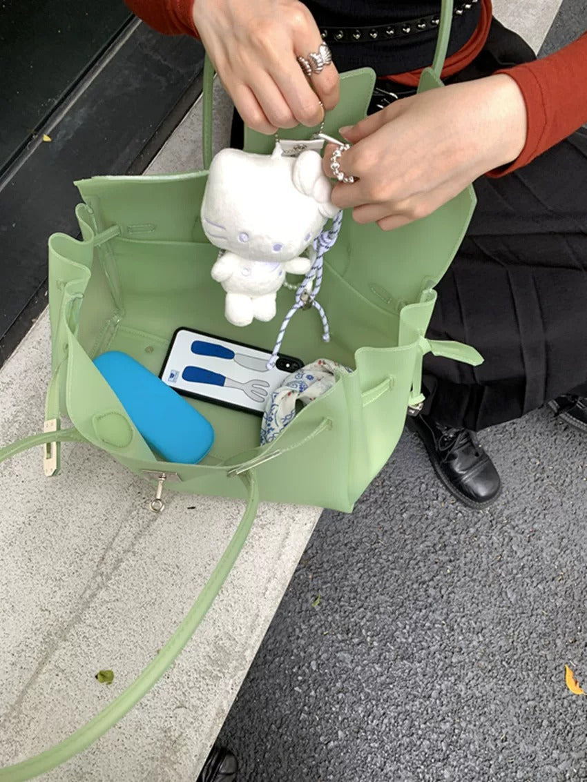 Jelly Turn-Lock Tote Bag X3560