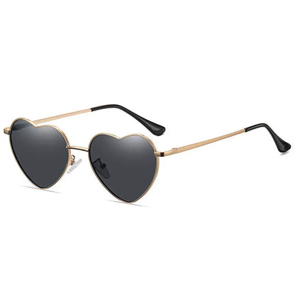 American Vintage Heart-Shaped Polarized Sunglasses　X3621