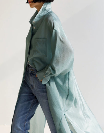Loose Plus Size UV-Protection Long Cardigan X3618