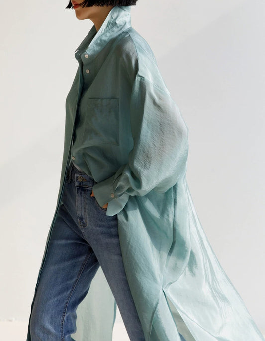 Loose Plus Size UV-Protection Long Cardigan X3618