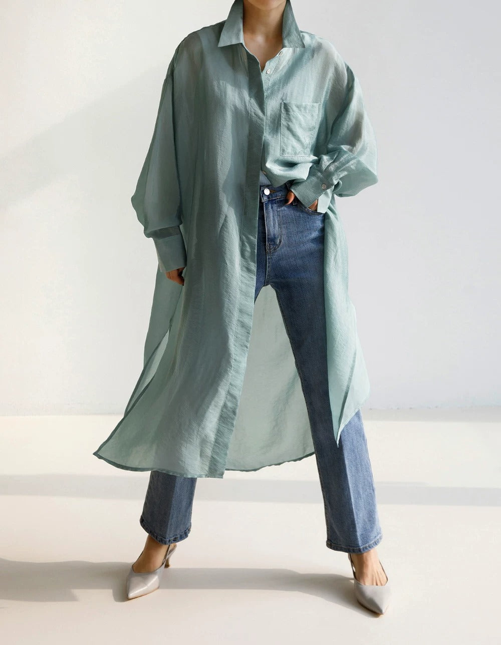 Loose Plus Size UV-Protection Long Cardigan X3618